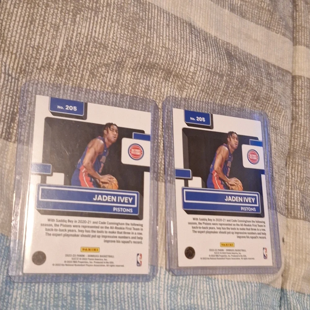 Jaden Ivey Pistons Basketball Cards - Picture 3 of 3